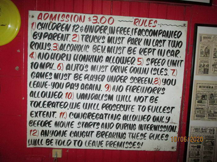 M-60 Drive-In Theatre - Old Sign From Ken Scharrer (newer photo)